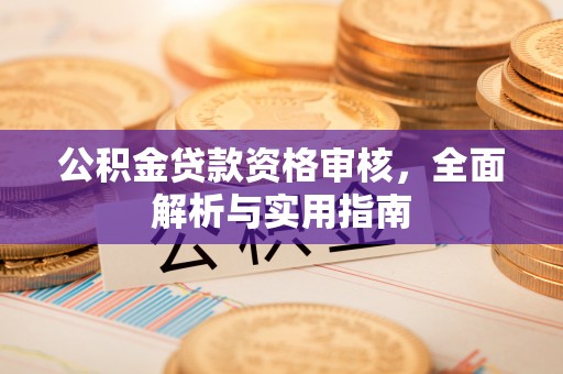 塘厦公积金贷款资格审核，全面解析与实用指南